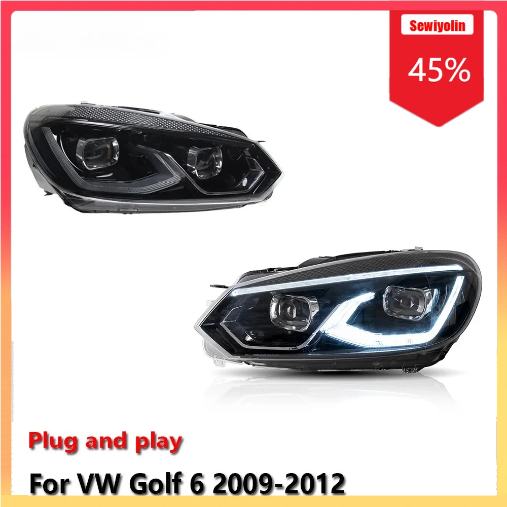 Car LED Headlight Automobile Parts For Volkswagen Golf 6 2009-2012 Fog DRL Brake Turn Signal Lamp Plug and Play
Car LED Headlight Automobile Parts For Volkswagen Golf 6 2009-2012 Fog DRL Brake Turn Signal Lamp Plug and Play