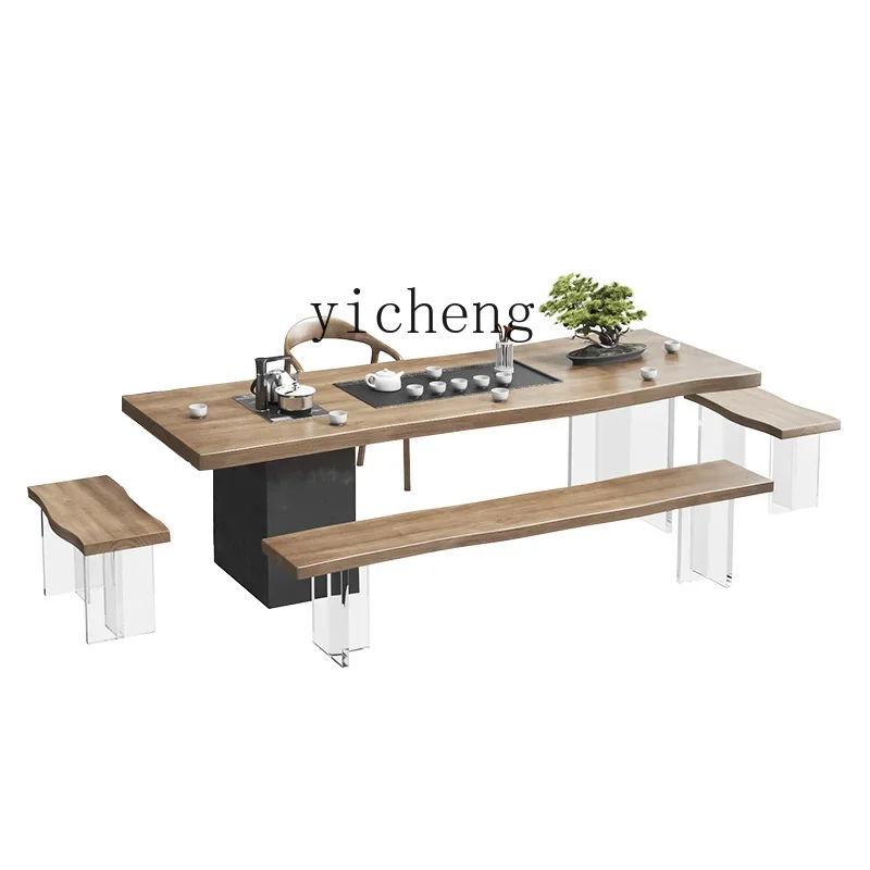 TQH New Chinese Solid Wood Tea Table Kettle Integrated Office Tea Room Acrylic Tea Table and Chair Combination Modern and Simple
TQH New Chinese Solid Wood Tea Table Kettle Integrated Office Tea Room Acrylic Tea Table and Chair Combination Modern and Simple