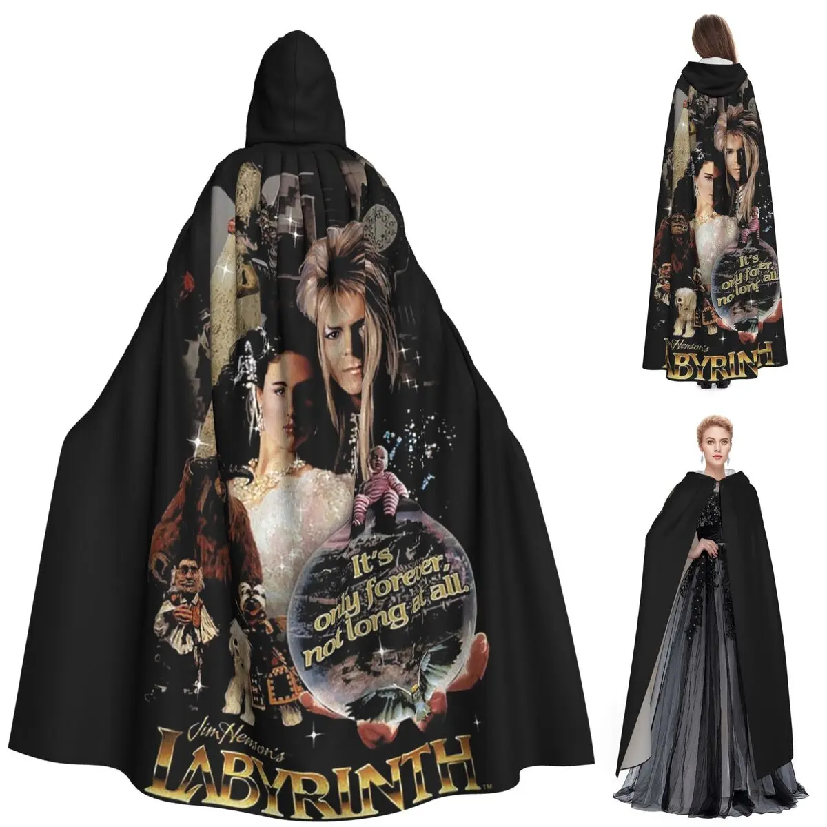 Длинный плащ с капюшоном «Лабиринт», средневековый костюм ведьмы, накидка для косплея, накидка на Хэллоуин, вампир, для взрослых, унисекс
Длинный плащ с капюшоном «Лабиринт», средневековый костюм ведьмы, накидка для косплея, накидка на Хэллоуин, вампир, для взрослых, унисекс