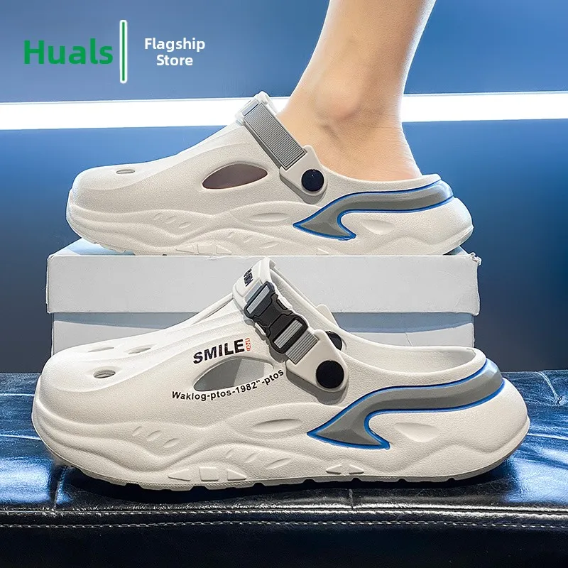 Men's Summer Outdoor Anti-slip Wear-Resistant Thick Bottom Sandals Driving Sports Beach Shoes Breathable Mesh Slip-On Slippers
Men's Summer Outdoor Anti-slip Wear-Resistant Thick Bottom Sandals Driving Sports Beach Shoes Breathable Mesh Slip-On Slippers