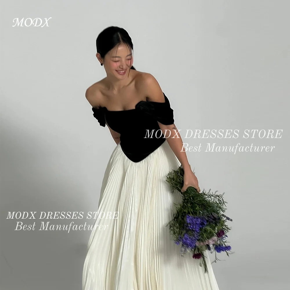 MODX 2026 Contrast Color Taffeta Pleats A-Line Korean Evening Dresses Off-shoulder Customized Women Party Dress Formal Celebrit
MODX 2026 Contrast Color Taffeta Pleats A-Line Korean Evening Dresses Off-shoulder Customized Women Party Dress Formal Celebrit
