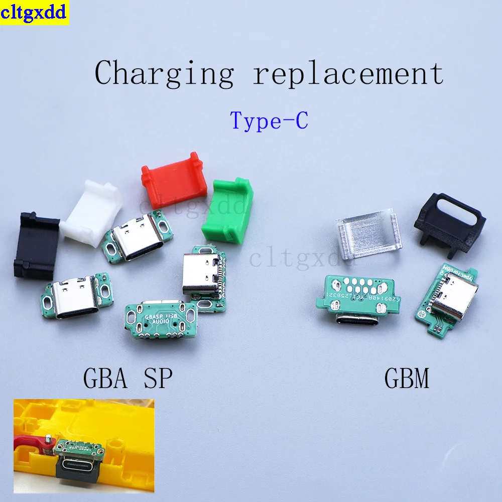 Cltgxdd 1piece is suitable FOR GBA SP GBM game console charging port USB-C USB Type-C charging port replacement
Cltgxdd 1piece is suitable FOR GBA SP GBM game console charging port USB-C USB Type-C charging port replacement