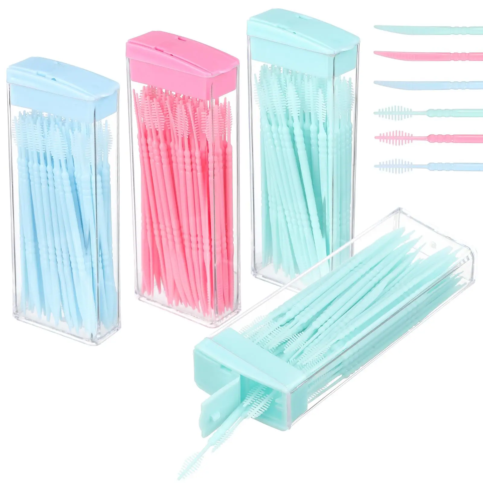 200 Pcs Toothpicks Soft Safe Healthy Disposable Teeth Cleaning Tools Interdental Care Interdental Brush Travel Size
200 Pcs Toothpicks Soft Safe Healthy Disposable Teeth Cleaning Tools Interdental Care Interdental Brush Travel Size