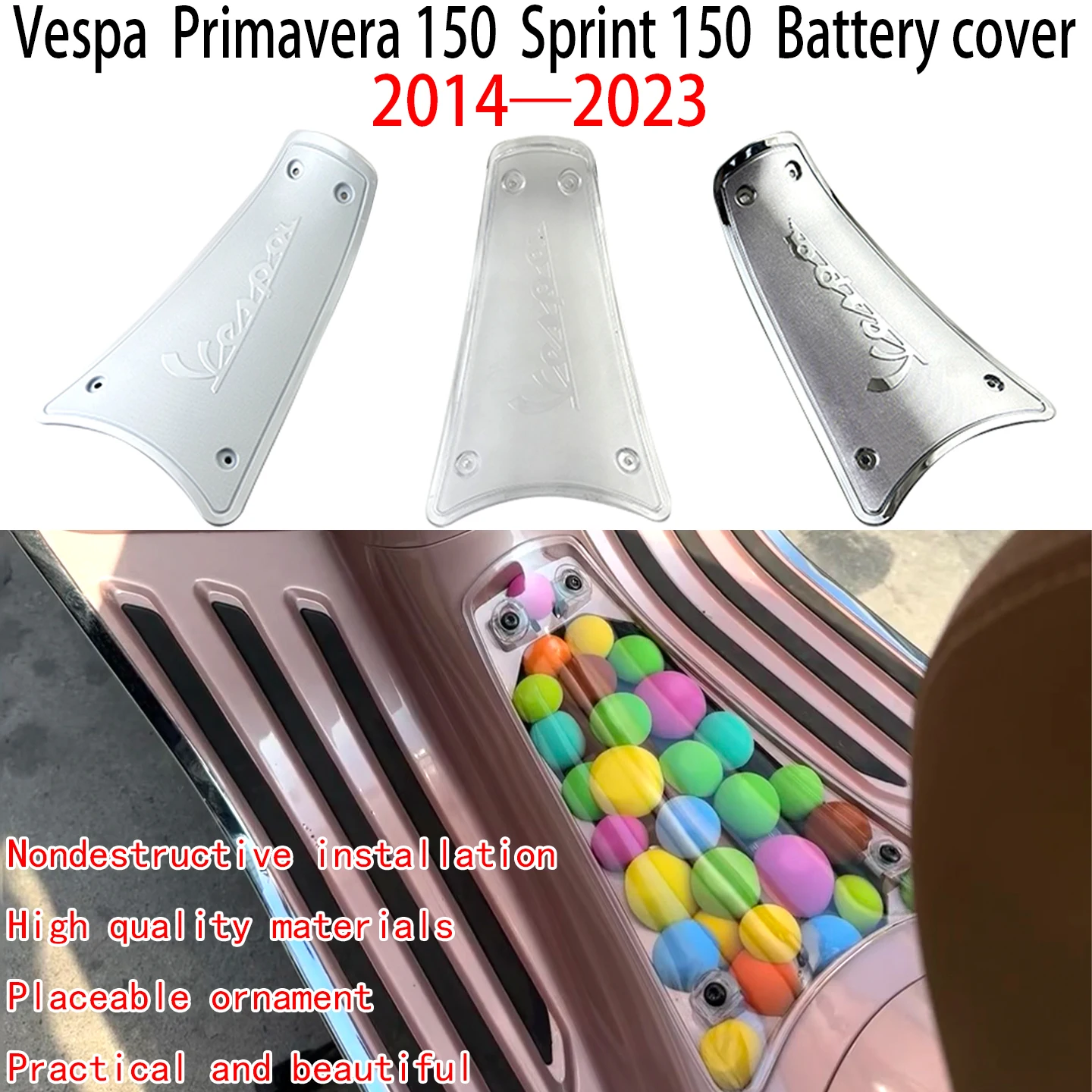 For Vespa Primavera 150 Battery cover VESPA Sprint 150 Battery cover 2014-2023 VESPA Primavera 150 Pedal cover plate Sprint 150
For Vespa Primavera 150 Battery cover VESPA Sprint 150 Battery cover 2014-2023 VESPA Primavera 150 Pedal cover plate Sprint 150