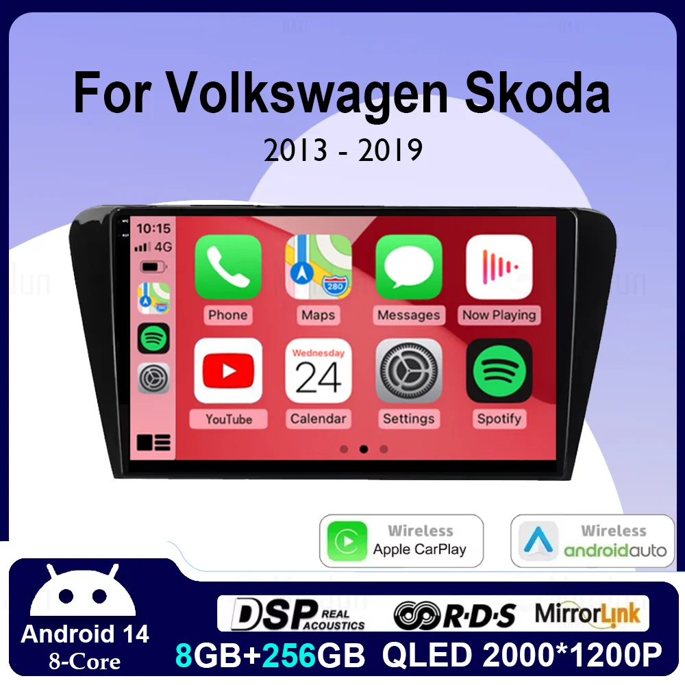 Android 14 Car Radio For VW Skoda Rapid 2013 2014 2015 2016 2017 2018 2019 Seat Toledo 2015 - 2018 GPS Carplay Multimedia Stereo
Android 14 Car Radio For VW Skoda Rapid 2013 2014 2015 2016 2017 2018 2019 Seat Toledo 2015 - 2018 GPS Carplay Multimedia Stereo