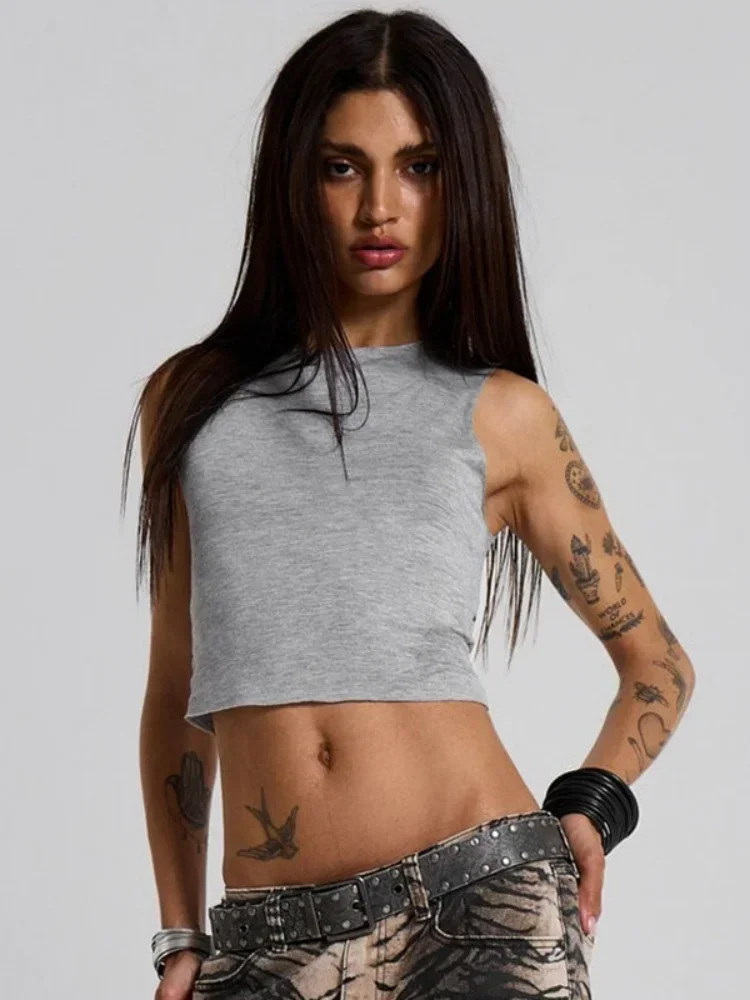 Grey Sexy Knit New Summer Women Clothing Casual Printed Round Neck Sleeveless Y2k Tops Fashion Short Streetwear Tank Top Women
Grey Sexy Knit New Summer Women Clothing Casual Printed Round Neck Sleeveless Y2k Tops Fashion Short Streetwear Tank Top Women