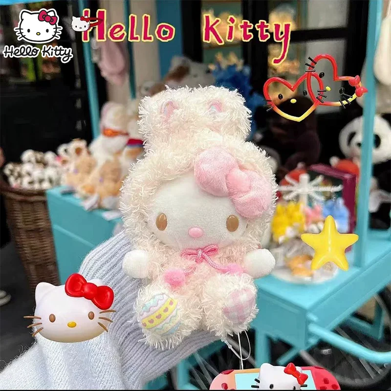 Sanrio Hello Kitty Easter Rabbit Plush Doll Toy Pendant Cute Backpack Hanging Keychain Kawaii Anime Accessories Holiday Kid Gift
Sanrio Hello Kitty Easter Rabbit Plush Doll Toy Pendant Cute Backpack Hanging Keychain Kawaii Anime Accessories Holiday Kid Gift