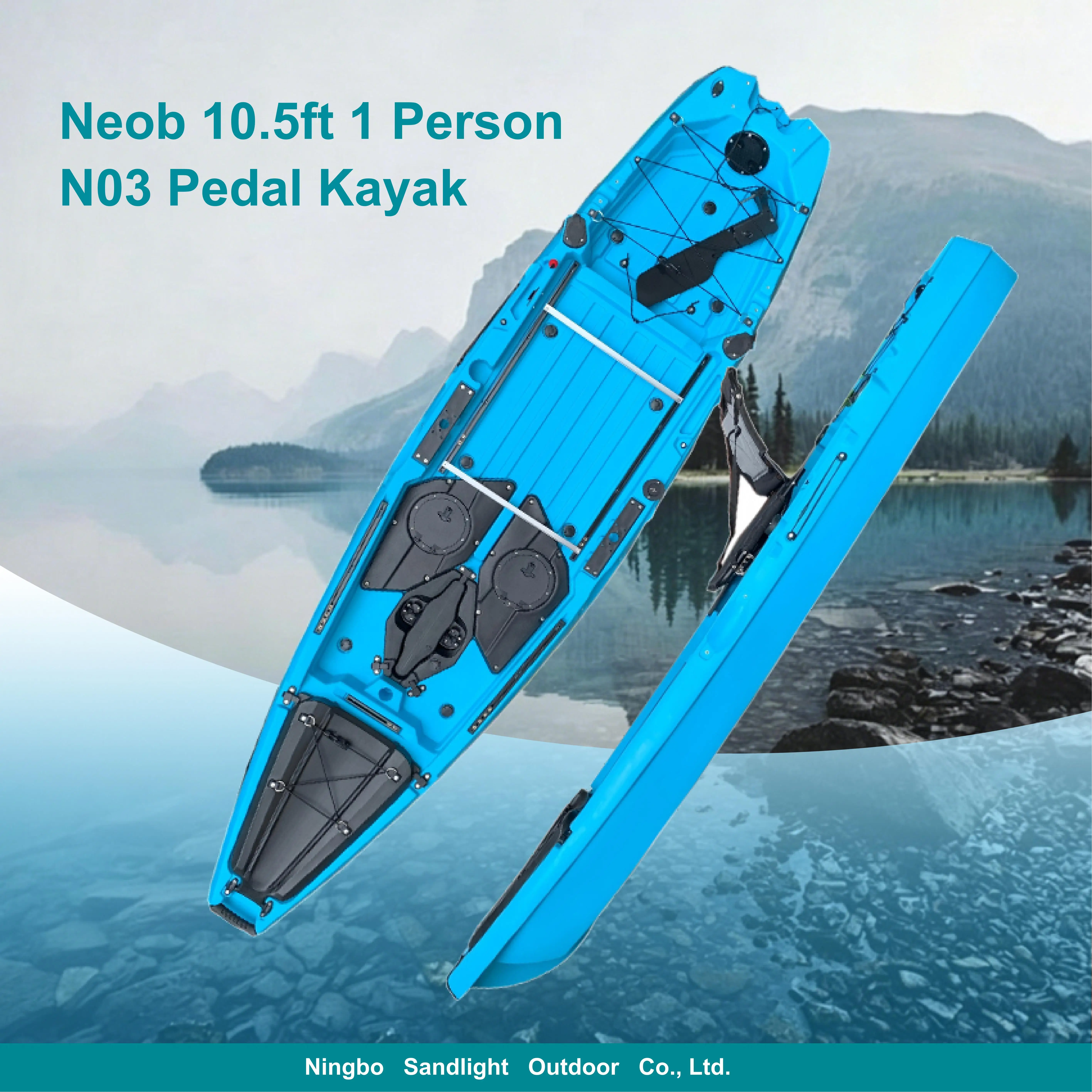 Pedal Kayak Ultra Stable Design Single & Bi-directional Propeller Drive System Multi-angle Adjustable Seat Leisure Fishing Kayak
Pedal Kayak Ultra Stable Design Single & Bi-directional Propeller Drive System Multi-angle Adjustable Seat Leisure Fishing Kayak