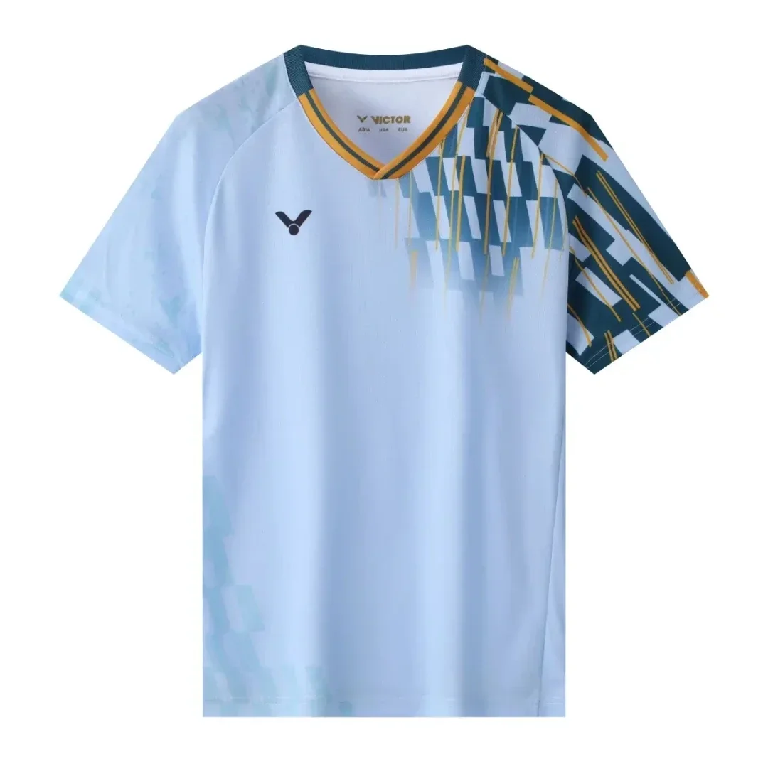 Quick Drying Breathable Sports and Fitness T-shirt for Men 2025 Spring/Summer Beach Badminton and Football Match Clothes
Quick Drying Breathable Sports and Fitness T-shirt for Men 2025 Spring/Summer Beach Badminton and Football Match Clothes