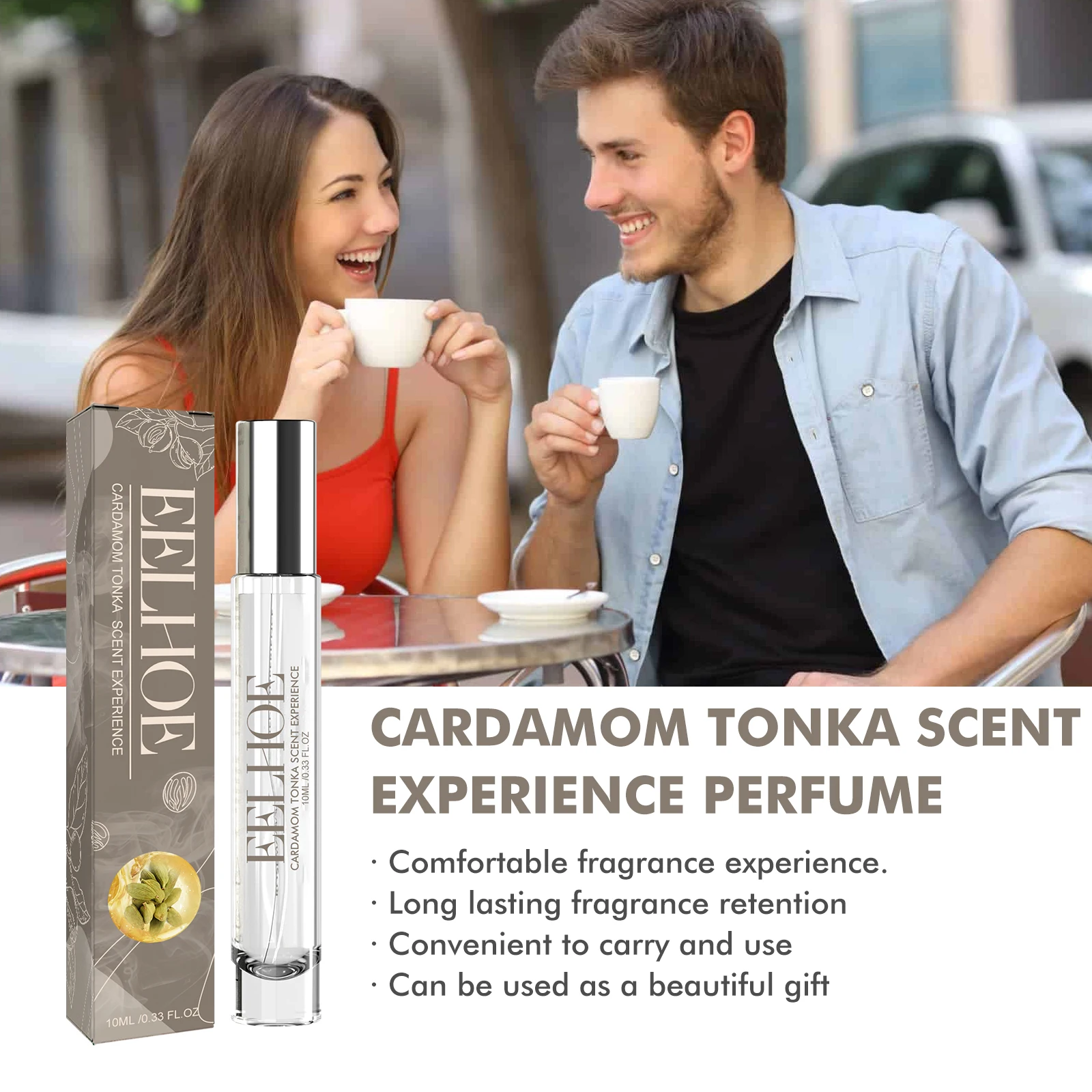 EELHOE Cardamom perfume, natural fragrance, elegant, lasting fragrance, mild, portable, dating atmosphere, perfumes
EELHOE Cardamom perfume, natural fragrance, elegant, lasting fragrance, mild, portable, dating atmosphere, perfumes