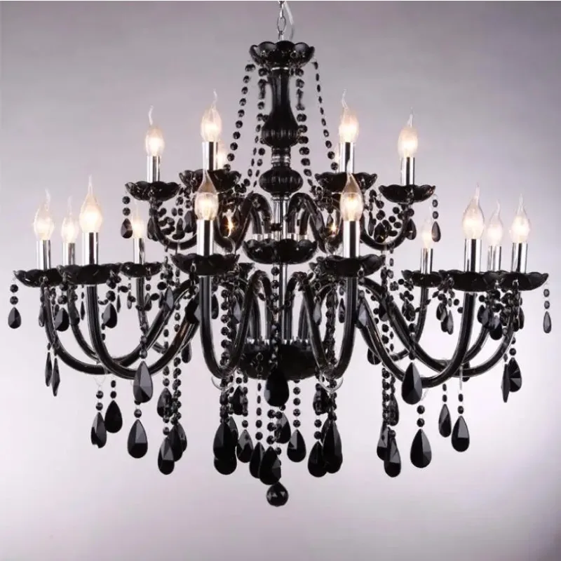 Modern Black Crystal Chandelier Light For Living Room Bedroom Indoor Lamp Crystal Lustres de teto Led Ceiling Chandelier Fixture
Modern Black Crystal Chandelier Light For Living Room Bedroom Indoor Lamp Crystal Lustres de teto Led Ceiling Chandelier Fixture