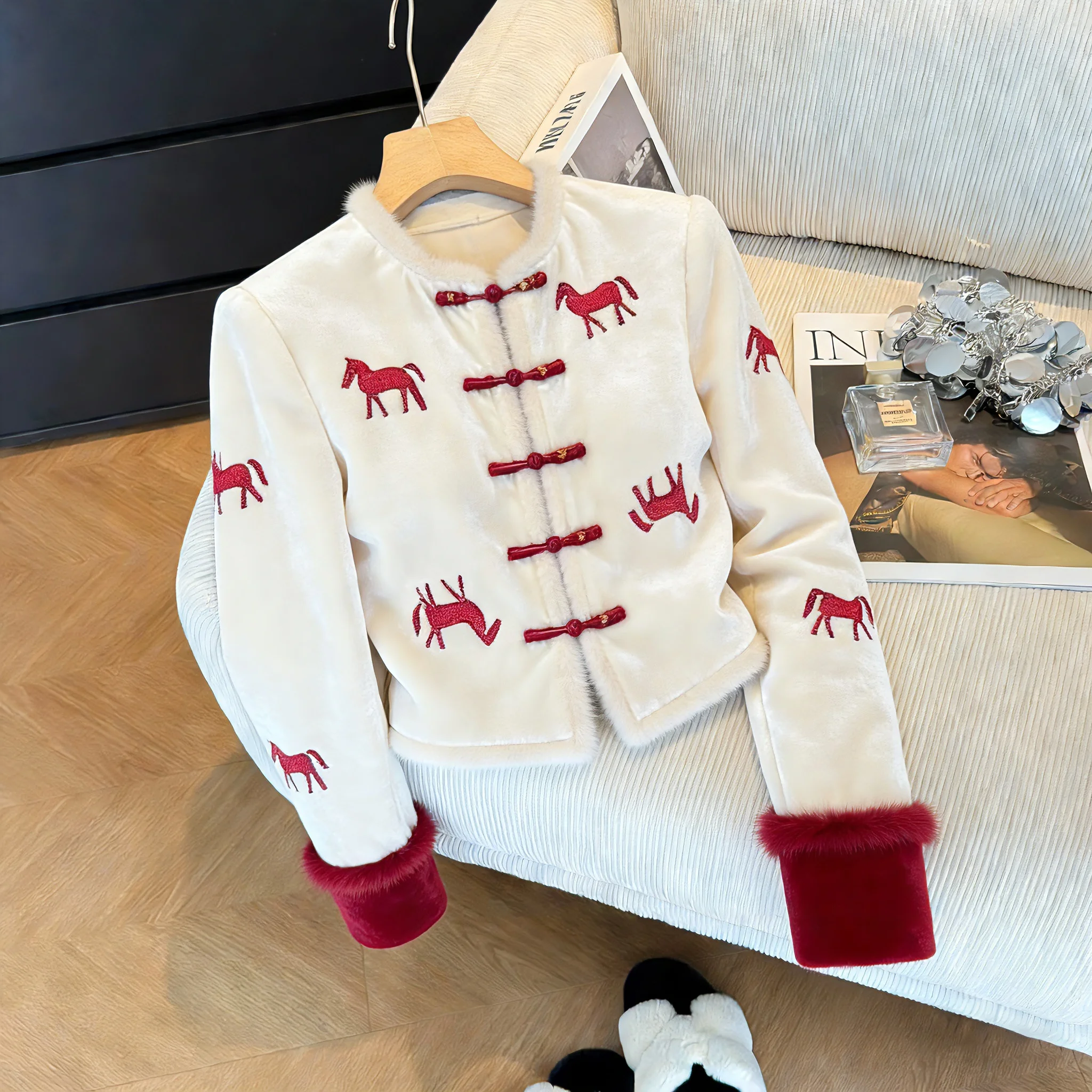 New Chinese Sle Heavy Embroidery Long Sve Jaet Men Women Spring Autumn High End Faion Youthful Top Button round Ne
New Chinese Sle Heavy Embroidery Long Sve Jaet Men Women Spring Autumn High End Faion Youthful Top Button round Ne