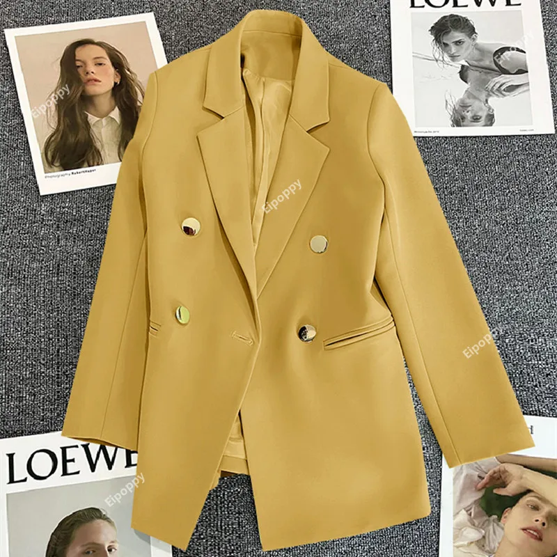 Metal Buckle 2024 Spring and Autumn New Long-sleeved Blazer Women's Casual Versatile High-end Suit
Metal Buckle 2024 Spring and Autumn New Long-sleeved Blazer Women's Casual Versatile High-end Suit
