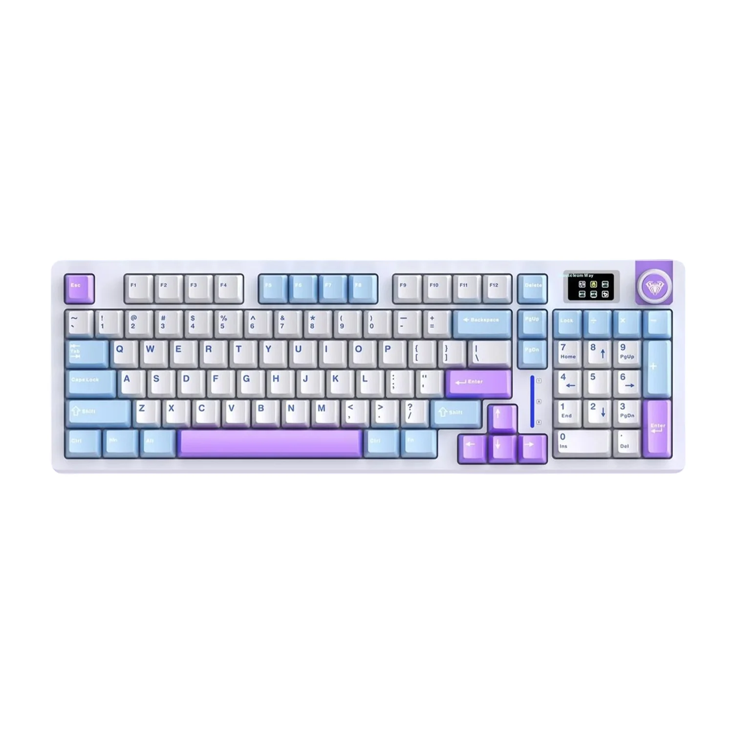 AULA S98 PRO Wired And Wireless Mechanical Keyboard With Screen And Knob GASKET Structure RGB Hot-Swap For Gaming/Office
AULA S98 PRO Wired And Wireless Mechanical Keyboard With Screen And Knob GASKET Structure RGB Hot-Swap For Gaming/Office