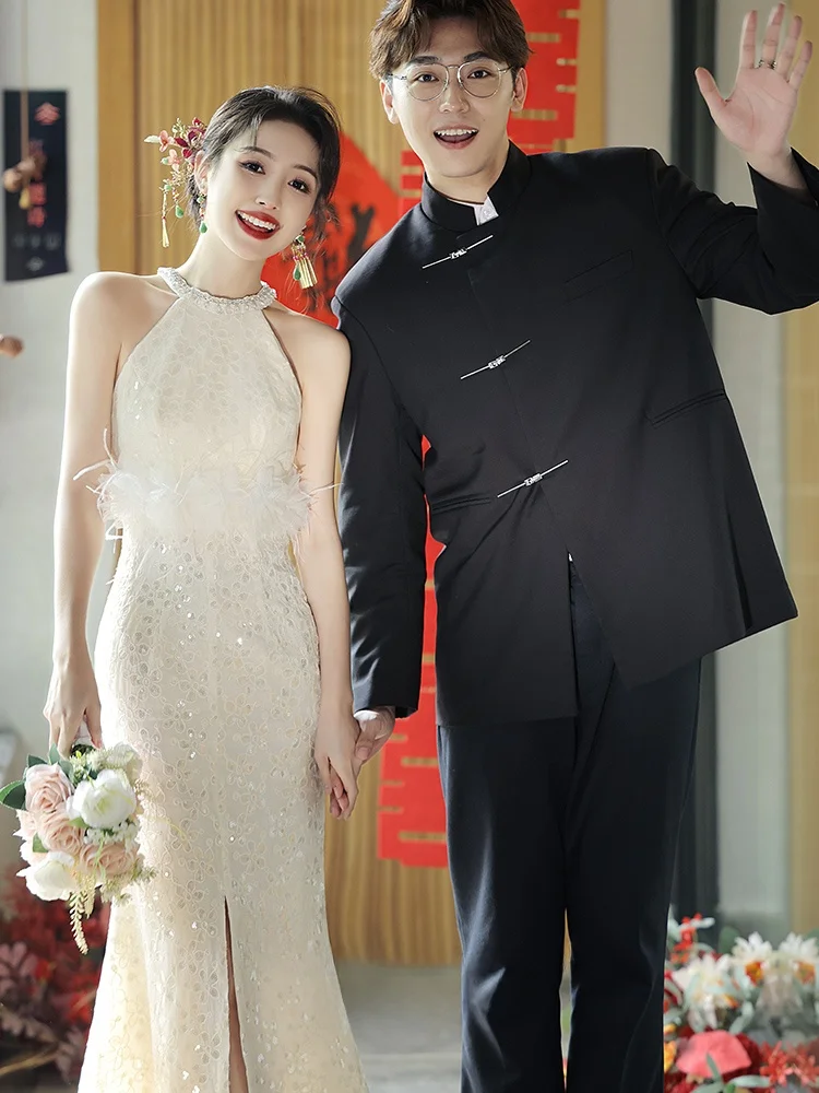 Ele White Fi Tail Wedding Dr Women's New 2025 Luxury Cus-made Engagement Dr Korean Sle Long Gown for Wedding
Ele White Fi Tail Wedding Dr Women's New 2025 Luxury Cus-made Engagement Dr Korean Sle Long Gown for Wedding