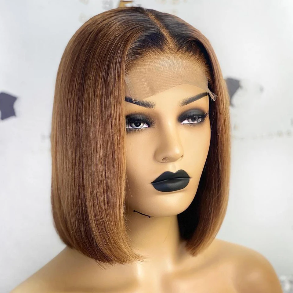 Short Bob Silk Straight Ombre Blonde Remy Human Hair Glueless Pre Plucked With Baby Hair 13x4 Lace Front Wig For Black Women
Short Bob Silk Straight Ombre Blonde Remy Human Hair Glueless Pre Plucked With Baby Hair 13x4 Lace Front Wig For Black Women