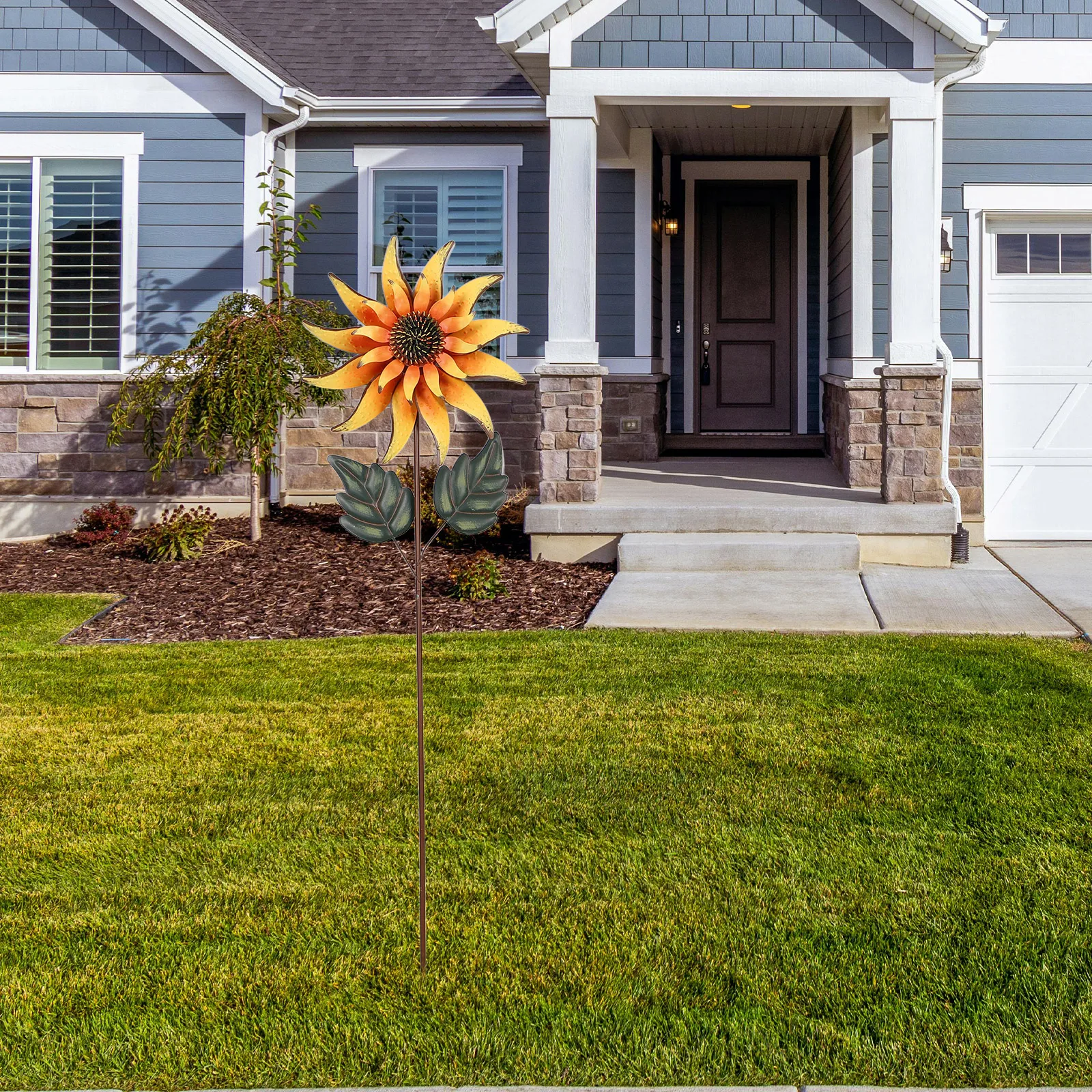 Sunflower Windmill Decoration Spinner for Yard Garden Metal Outdoor Spinners Patio Durable Easy Installation Courtyard
Sunflower Windmill Decoration Spinner for Yard Garden Metal Outdoor Spinners Patio Durable Easy Installation Courtyard