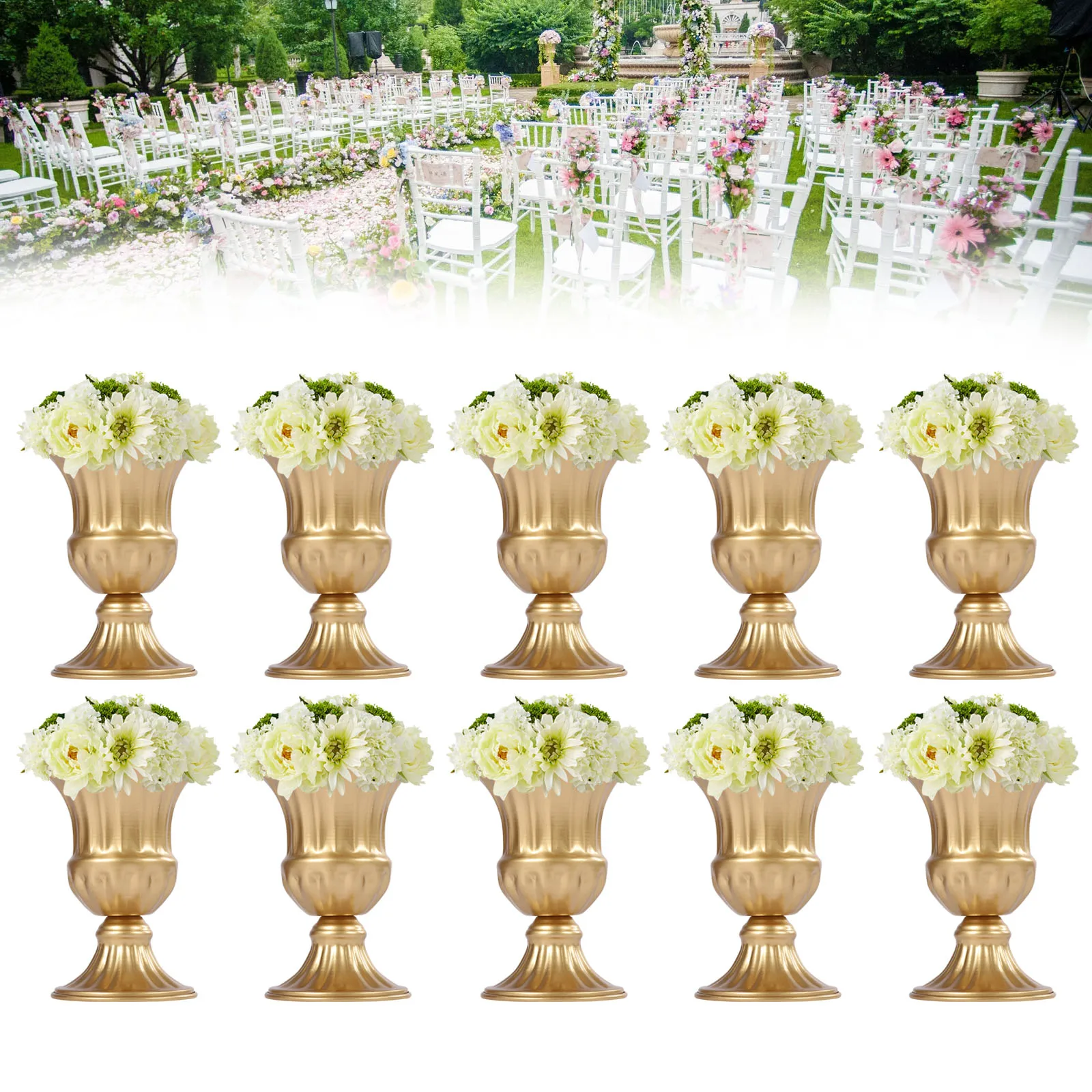 10Pcs Vintage Gold Metal Vase for Flowers for Homes Living Rooms Dining Rooms Bedrooms Shelf Decors Flower Arrangements Vase
10Pcs Vintage Gold Metal Vase for Flowers for Homes Living Rooms Dining Rooms Bedrooms Shelf Decors Flower Arrangements Vase