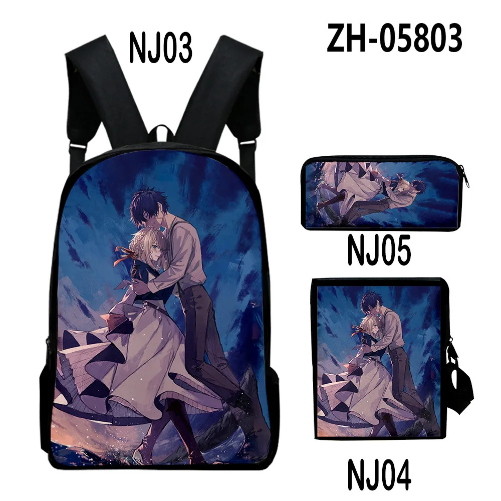 Classic Popular Violet Evergarden 3D Print 3pcs/Set pupil School Bags Laptop Daypack Backpack Inclined shoulder bag Pencil Case
Classic Popular Violet Evergarden 3D Print 3pcs/Set pupil School Bags Laptop Daypack Backpack Inclined shoulder bag Pencil Case