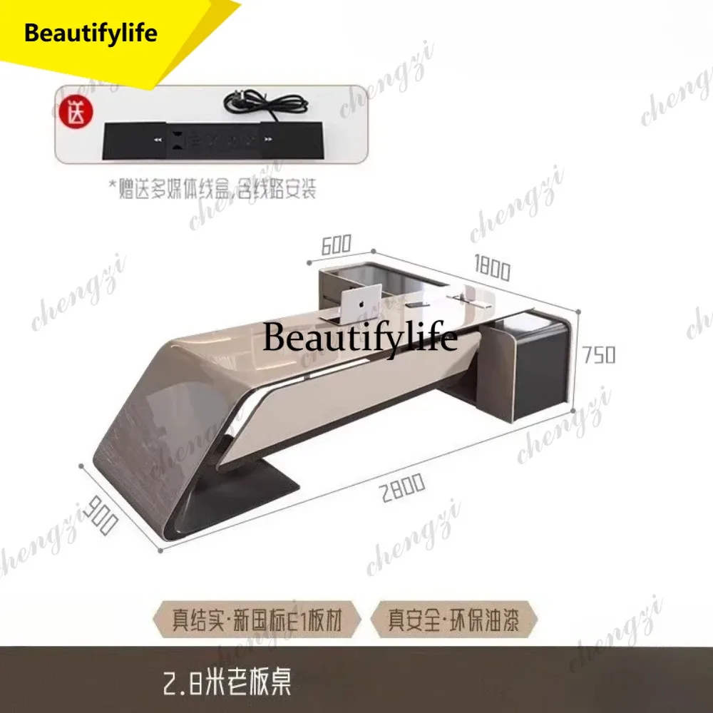 A53 Bureaux Study Office Table Pliante Office Furniture Modern Luxury Lacquered L Shaped Boss Table Computer Desk
A53 Bureaux Study Office Table Pliante Office Furniture Modern Luxury Lacquered L Shaped Boss Table Computer Desk