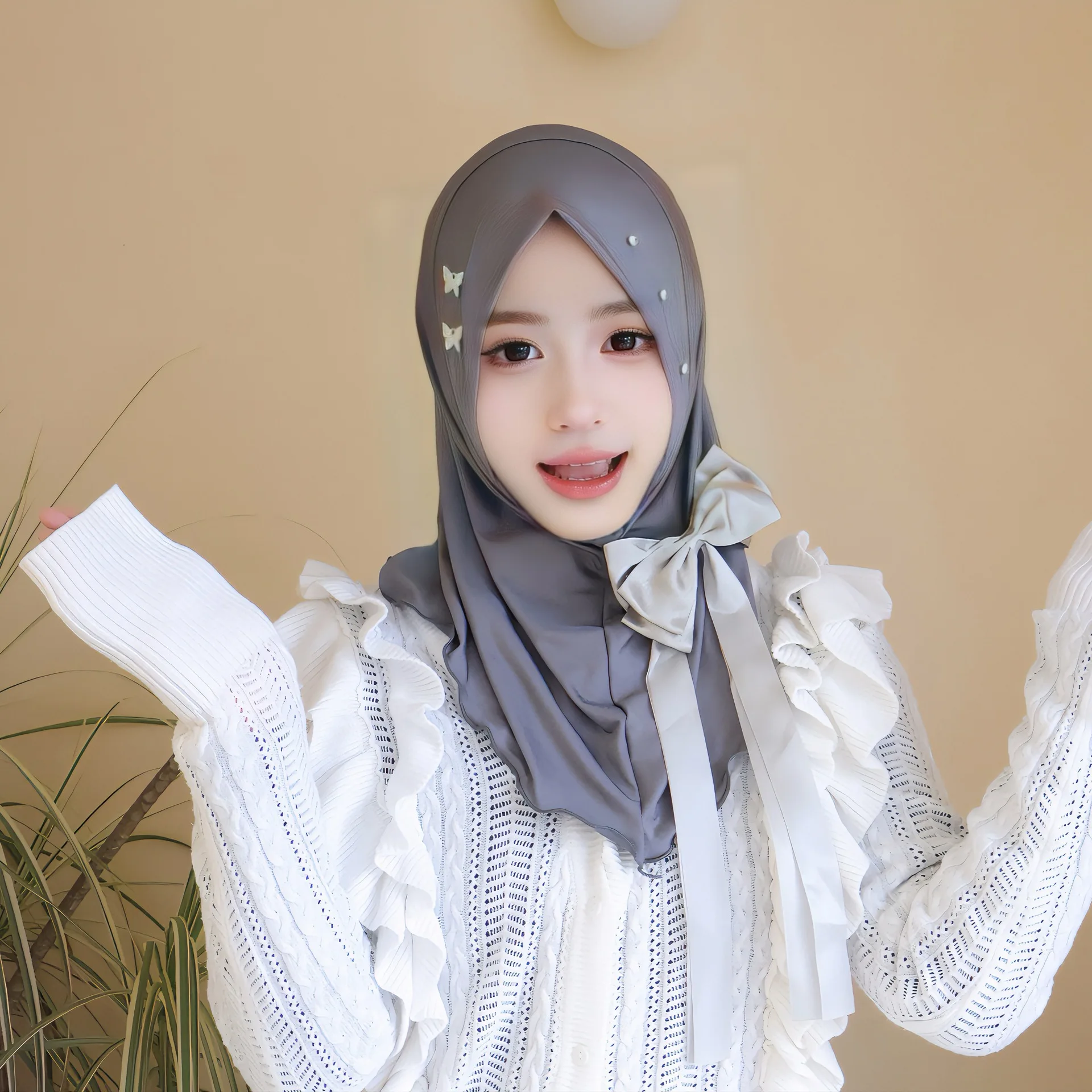 Цельный трикотаж, мгновенный хиджаб, тюрбан Химар Амира, женский мусульманский хиджаб с бантом, повязка на голову, платок, исламские банданы Mejur
Цельный трикотаж, мгновенный хиджаб, тюрбан Химар Амира, женский мусульманский хиджаб с бантом, повязка на голову, платок, исламские банданы Mejur