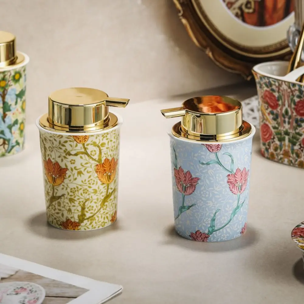 Floral Decorative Ceramic Foam Soap Dispenser Luxury Delicate Liquid Foaming Bottle 250ml Vintage Hand Soap Pump Bottle
Floral Decorative Ceramic Foam Soap Dispenser Luxury Delicate Liquid Foaming Bottle 250ml Vintage Hand Soap Pump Bottle
