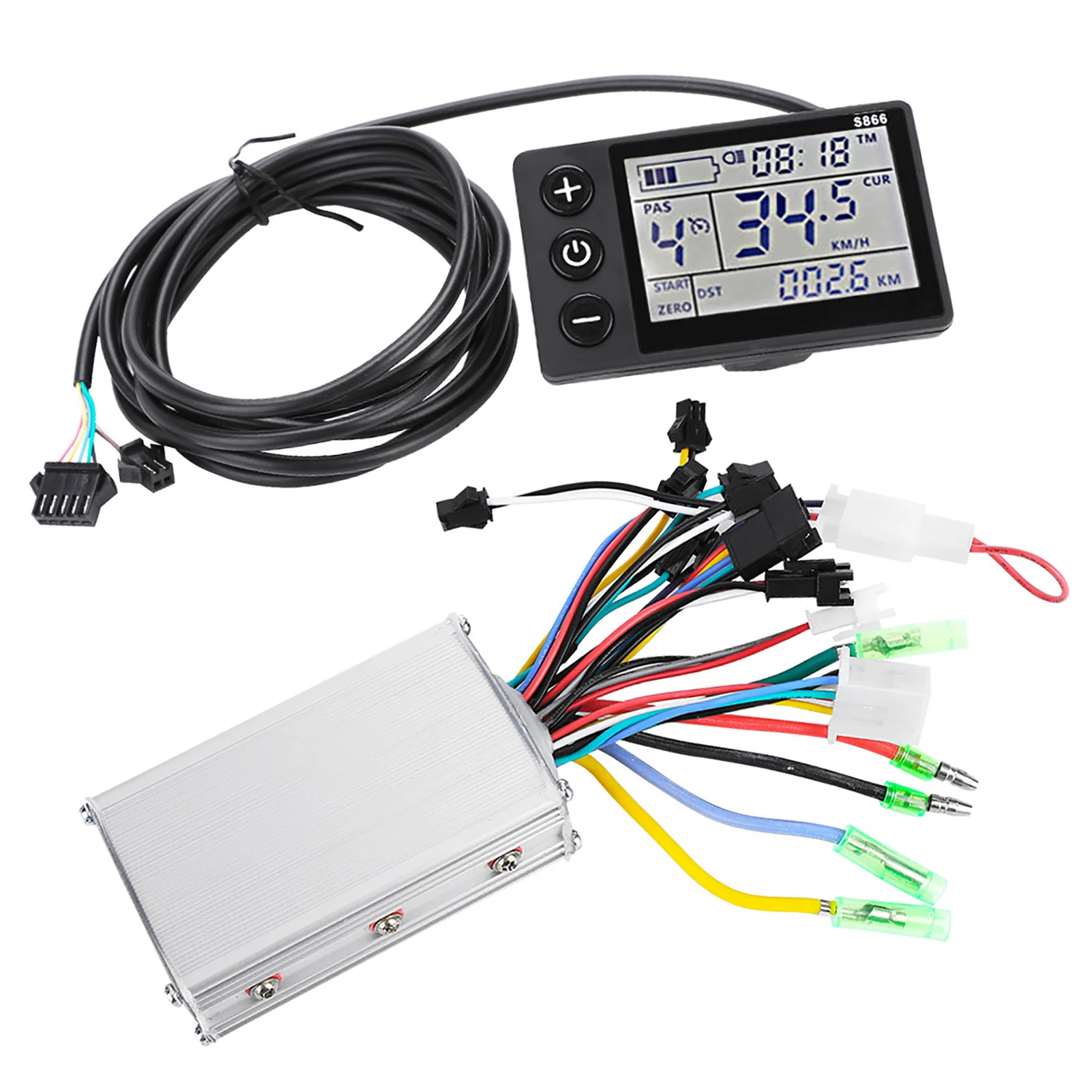 36V‑48V Waterproof LCD Display Panel Electric Bicycle Scooter Controller Kit (2#36V‑48V)
36V‑48V Waterproof LCD Display Panel Electric Bicycle Scooter Controller Kit (2#36V‑48V)