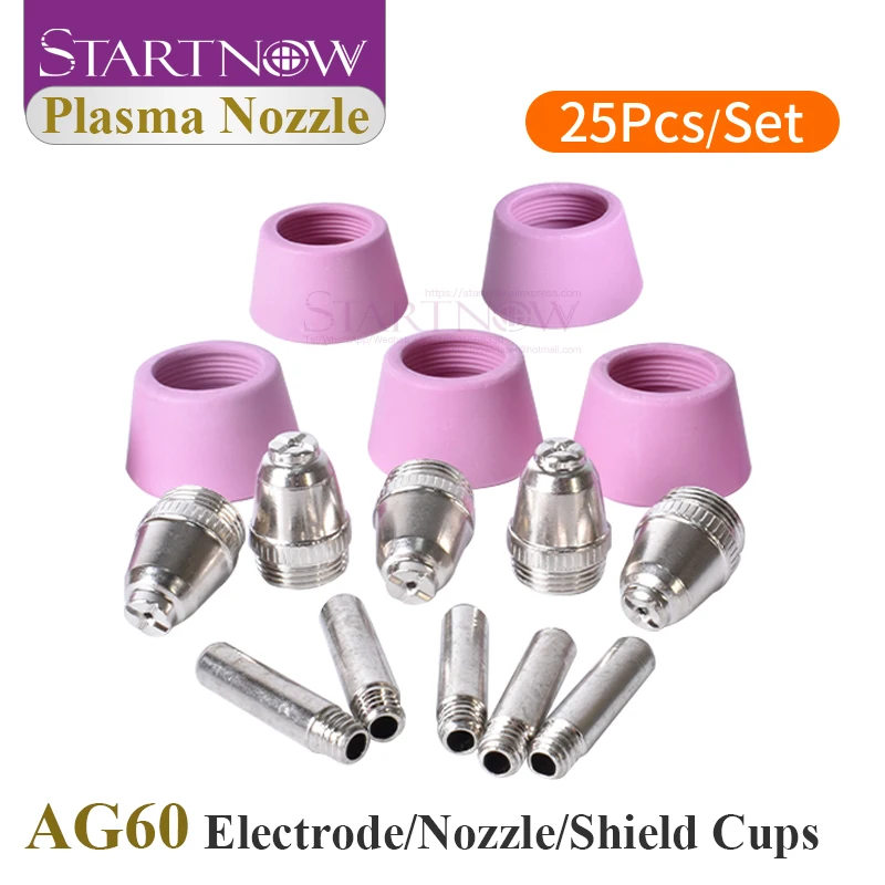 AG60 SG55 25PCS Nozzle Electrode Torch Shield Cups Without Groove Welding Torch Cutting Machine Plasma Consumables Nozzles Kits
AG60 SG55 25PCS Nozzle Electrode Torch Shield Cups Without Groove Welding Torch Cutting Machine Plasma Consumables Nozzles Kits
