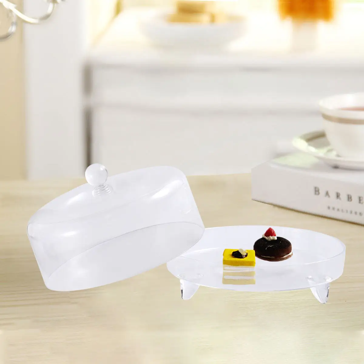 1Pcs Acrylic Food Cover Transparent Cake Dome Protector for Home Restaurant Hotel Buffet Baking Storage Salad Cupcake Stand
1Pcs Acrylic Food Cover Transparent Cake Dome Protector for Home Restaurant Hotel Buffet Baking Storage Salad Cupcake Stand