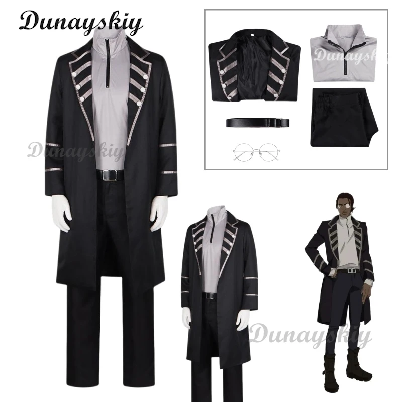 Doug Cosplay Anime Lazarus Cosplay Costume Glasses Doug Uniform Jacket Pants Outfit Halloween Party Suit for Women Man Boys
Doug Cosplay Anime Lazarus Cosplay Costume Glasses Doug Uniform Jacket Pants Outfit Halloween Party Suit for Women Man Boys