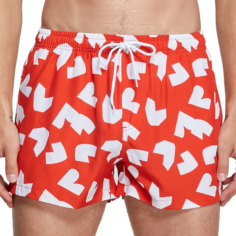 Men's Simple Print Beach Board Shorts, Hawaiian Surf Trunks with Pocket, Quick Dry Swimwear
Men's Simple Print Beach Board Shorts, Hawaiian Surf Trunks with Pocket, Quick Dry Swimwear