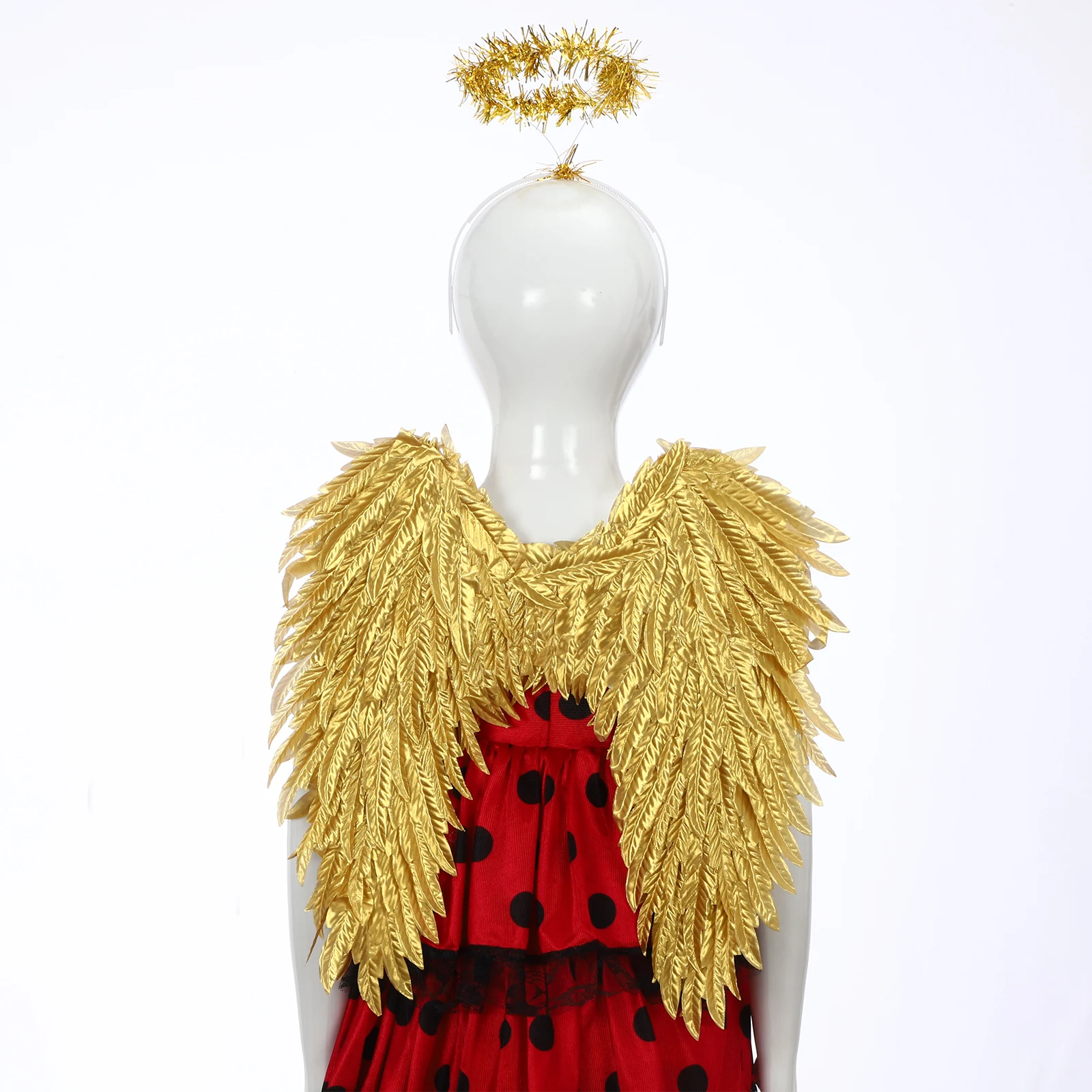 New Women Men Elastic Strap Angel Feather Wings with Headband Costume Accessory Party Props Supply for Cosplay Stage Performance
New Women Men Elastic Strap Angel Feather Wings with Headband Costume Accessory Party Props Supply for Cosplay Stage Performance