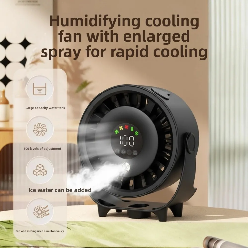 2026 New Desktop Spray Fan, Kitchen Wall Hanging Small Desktop Circulating Small Refreshing Delicate Cooling USB Household Small
2026 New Desktop Spray Fan, Kitchen Wall Hanging Small Desktop Circulating Small Refreshing Delicate Cooling USB Household Small