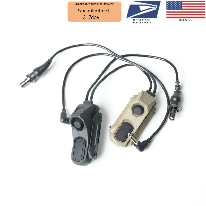 Tactical AXON Dual Function Pressure Switch SF/3.5 Plug for PEQ-15 DBAL-A2 M600 M300 Hunting Scout Light Switch Accessories
Tactical AXON Dual Function Pressure Switch SF/3.5 Plug for PEQ-15 DBAL-A2 M600 M300 Hunting Scout Light Switch Accessories