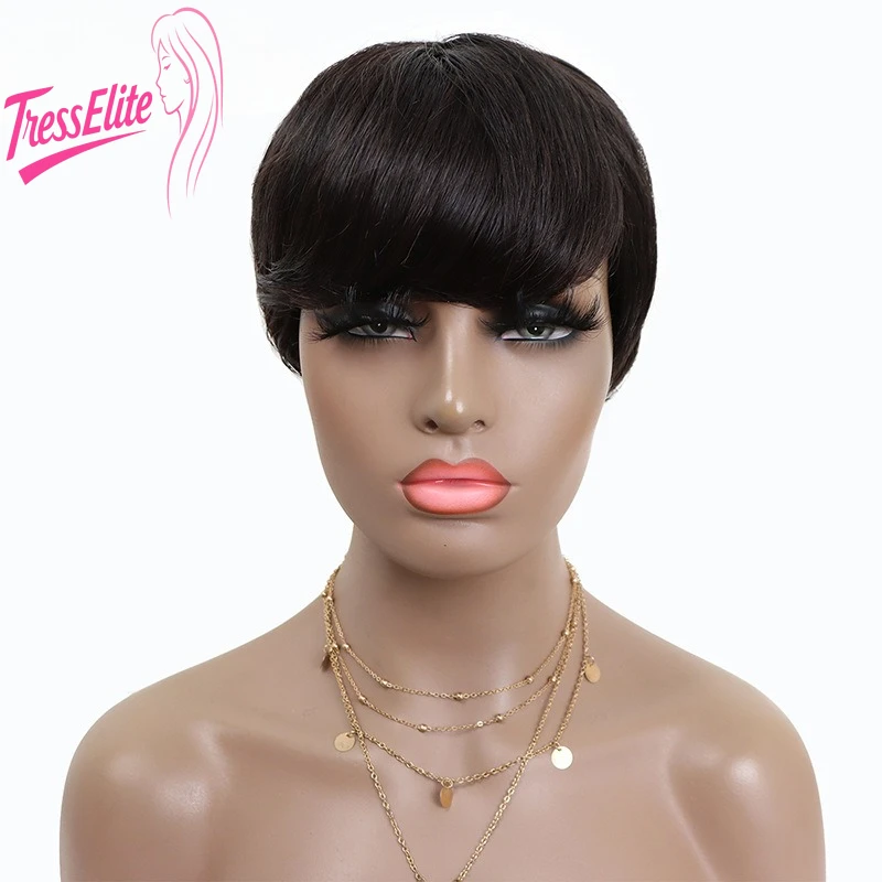 Premium Full Machine Short curly Natural Color 6 inch Human Hair Wig for Women Comfort Natural Volume Look Brazilian Virgin Remy
Premium Full Machine Short curly Natural Color 6 inch Human Hair Wig for Women Comfort Natural Volume Look Brazilian Virgin Remy