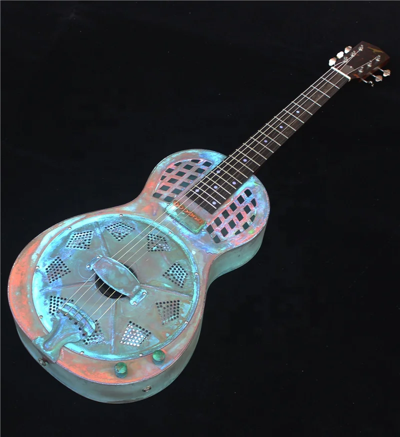 16 Series Resonator Guitar Resophonic Guitars Metal Body Duolian Guitar Own Brand
16 Series Resonator Guitar Resophonic Guitars Metal Body Duolian Guitar Own Brand