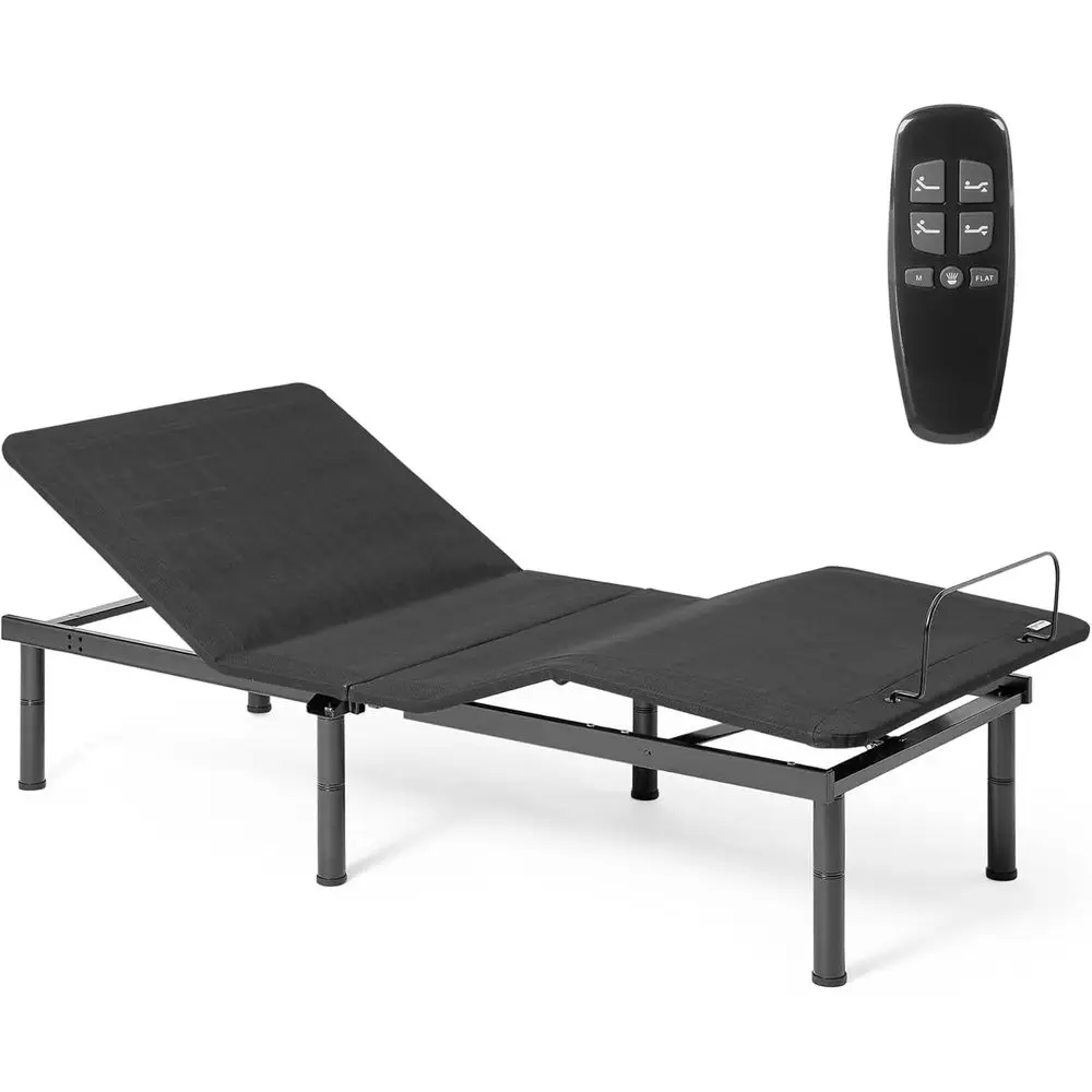 Wireless Remote Control Adjustable Metal Platform Bed Base, Twin XL
Wireless Remote Control Adjustable Metal Platform Bed Base, Twin XL