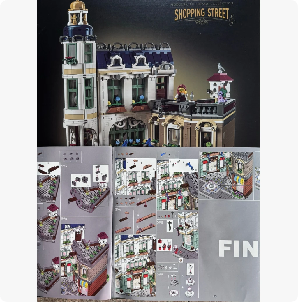 2026 New 11371 Modular Building European Shopping Street Blocks City Architecture Brick Model Toy for Kids Adult Gift
2026 New 11371 Modular Building European Shopping Street Blocks City Architecture Brick Model Toy for Kids Adult Gift