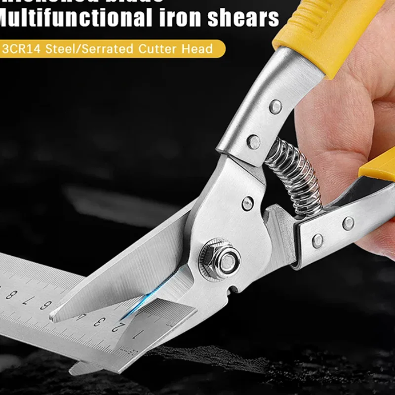 1PC Stainless Steel Electrician Scissors Multifunction Hand Tool For Cutting Wire Groove And Thin Steel Plate
1PC Stainless Steel Electrician Scissors Multifunction Hand Tool For Cutting Wire Groove And Thin Steel Plate