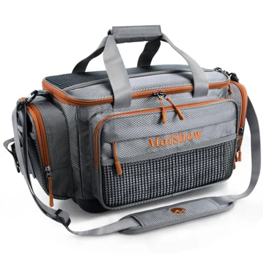 Fishing Tackle Box Bag - Fishing Bags for Saltwater or Freshwater #Grey Fishing Tackle Bags - Padded Shoulder Strap - Tackle Ba
Fishing Tackle Box Bag - Fishing Bags for Saltwater or Freshwater #Grey Fishing Tackle Bags - Padded Shoulder Strap - Tackle Ba