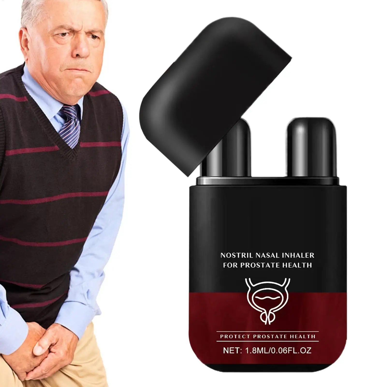 Prostate Wellness Nasal Inhaler 1.8mL Nose Prostate Care Sticks For Breathing Double-Function Health Care Small Cleaning Inhaler
Prostate Wellness Nasal Inhaler 1.8mL Nose Prostate Care Sticks For Breathing Double-Function Health Care Small Cleaning Inhaler