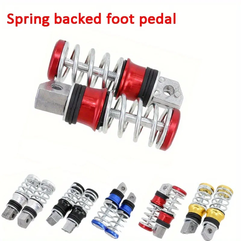 1 пара пружинных педалей для мотоцикла, подножки для заднего пассажира, педаль, универсальная подножка для скутера, аксессуары для модификации мотоцикла
1 пара пружинных педалей для мотоцикла, подножки для заднего пассажира, педаль, универсальная подножка для скутера, аксессуары для модификации мотоцикла