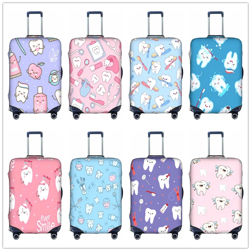 Эластичный защитный чехол для багажа с зубными узорами на молнии, подходит для чемоданов 18-32 дюймов, аксессуары для путешествий
Эластичный защитный чехол для багажа с зубными узорами на молнии, подходит для чемоданов 18-32 дюймов, аксессуары для путешествий