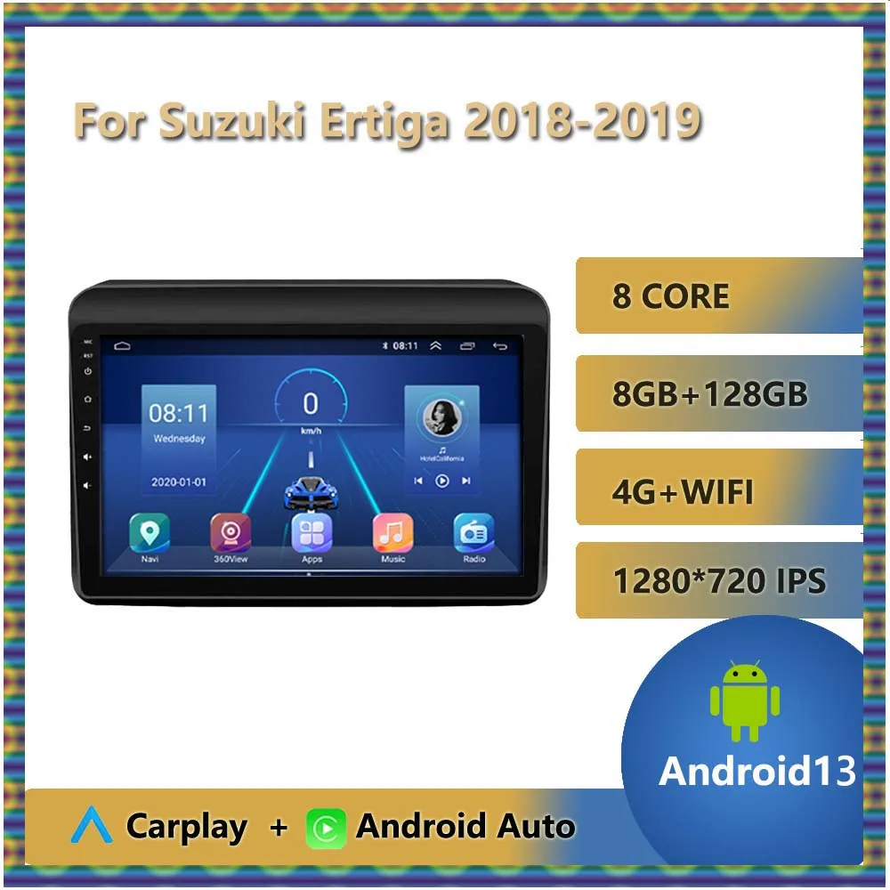 For Suzuki Ertiga 2018 2019 Android Car Radio Multimedia Player GPS Navigation Carpaly Auto Stereo Intelligent System Bluetooth
For Suzuki Ertiga 2018 2019 Android Car Radio Multimedia Player GPS Navigation Carpaly Auto Stereo Intelligent System Bluetooth