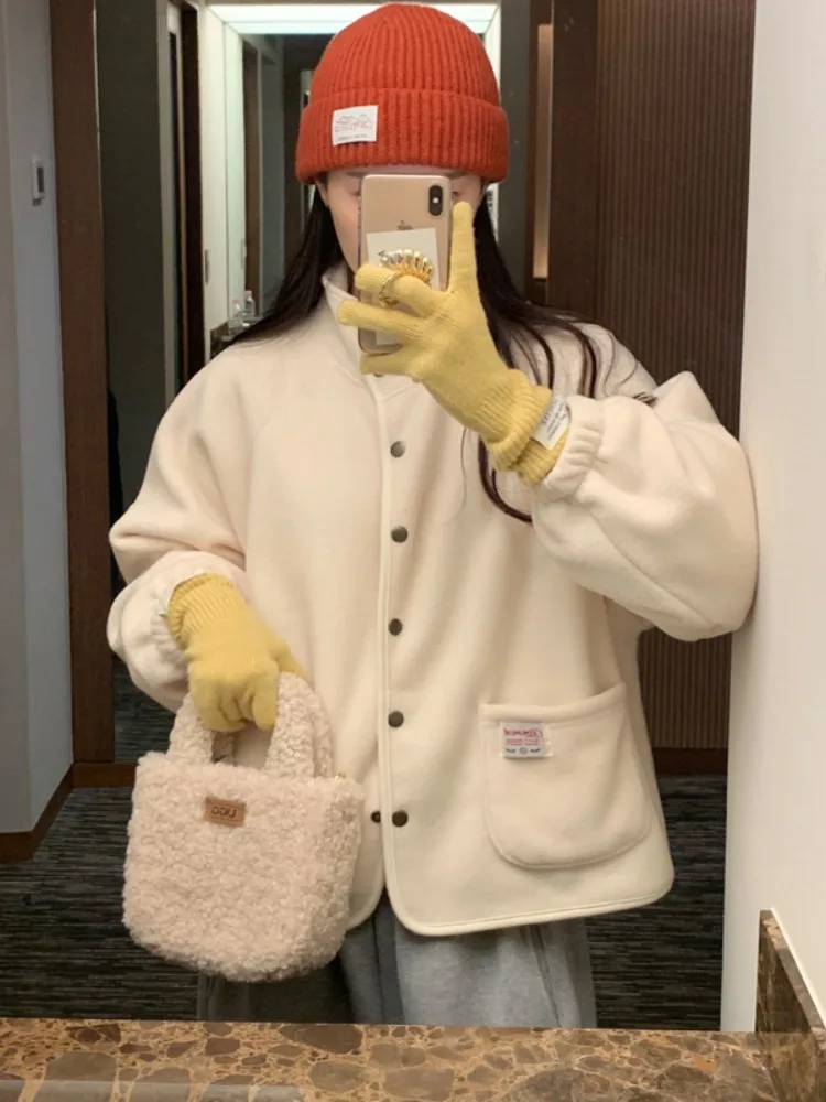 Шикарная двусторонняя верхняя одежда Fce, женская свободная длинная куртка с воротником-стойкой на одной пуговице, осень-зима, для поездок на работу
Шикарная двусторонняя верхняя одежда Fce, женская свободная длинная куртка с воротником-стойкой на одной пуговице, осень-зима, для поездок на работу