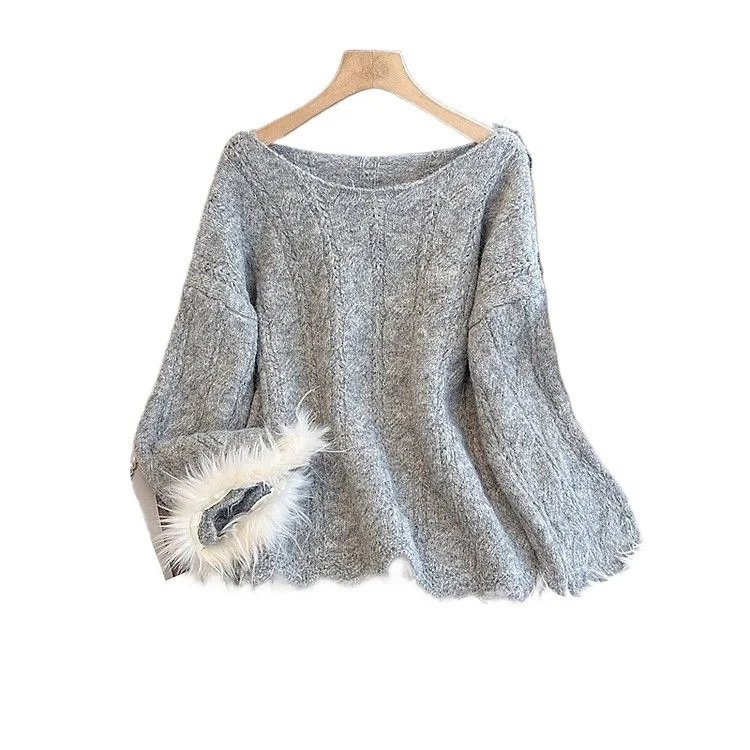 New Beautiful Shirt round Neck Open French Lazy Style Loose Sleeveless Sweater Women's Early Spring Large Size
New Beautiful Shirt round Neck Open French Lazy Style Loose Sleeveless Sweater Women's Early Spring Large Size