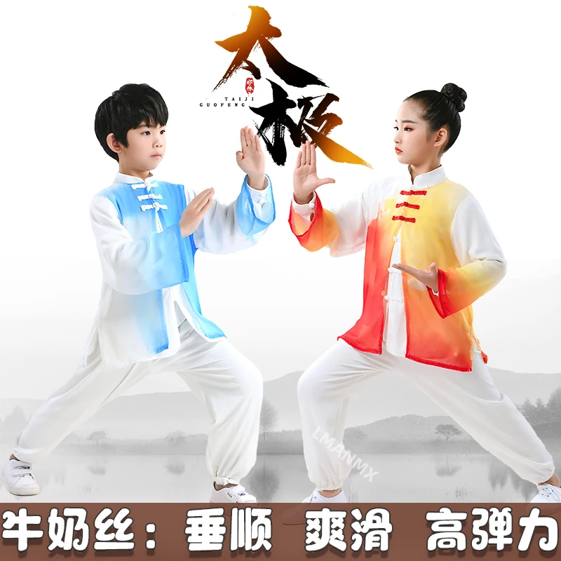 Детский костюм для соревнований по боевым искусствам, костюм для выступлений в стиле тай-чи, кунг-фу, фанатский костюм
Детский костюм для соревнований по боевым искусствам, костюм для выступлений в стиле тай-чи, кунг-фу, фанатский костюм