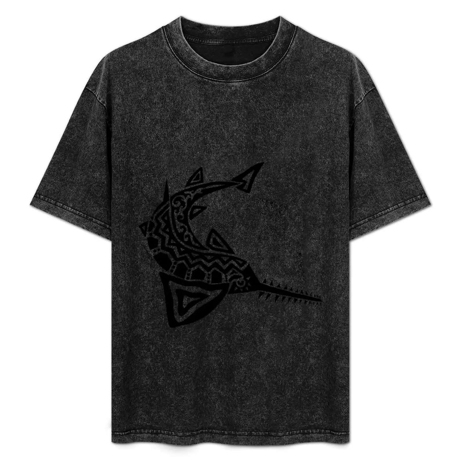 Green Sawfish Tribal Design T-Shirt Anti-Pilling Casual T-Shirt
Green Sawfish Tribal Design T-Shirt Anti-Pilling Casual T-Shirt