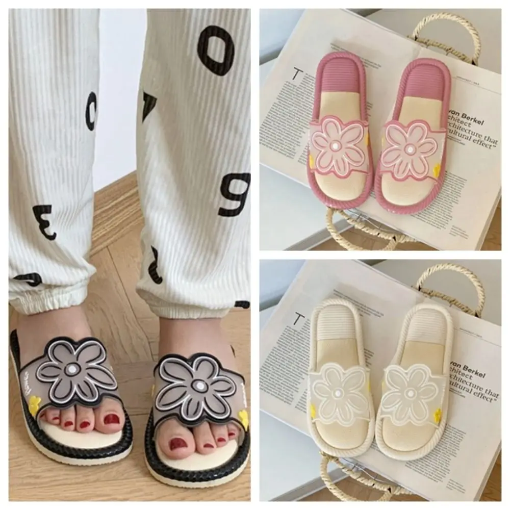 Casual Transparent Flower Slippers Anti Slip Floral Platform Flip Flops Shower Shoes Beachwear Sweet Flats Women Women
Casual Transparent Flower Slippers Anti Slip Floral Platform Flip Flops Shower Shoes Beachwear Sweet Flats Women Women