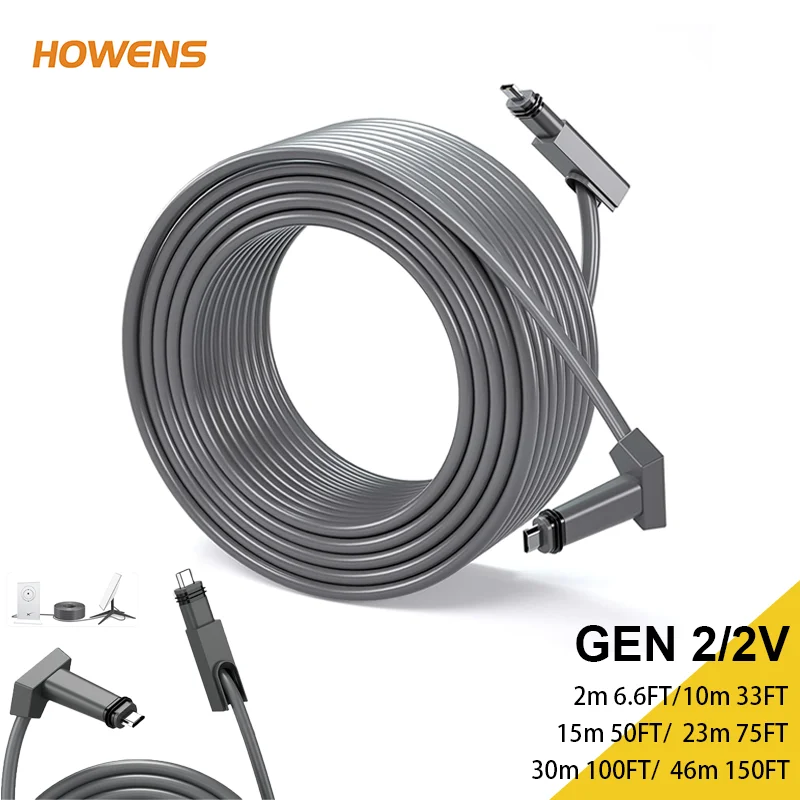 For Starlink Gen 2 Standard Kit Cable Gen2 150FT/46M, For Starlink Replacement Extension Star Link V2 Cable Waterproof Grey
For Starlink Gen 2 Standard Kit Cable Gen2 150FT/46M, For Starlink Replacement Extension Star Link V2 Cable Waterproof Grey